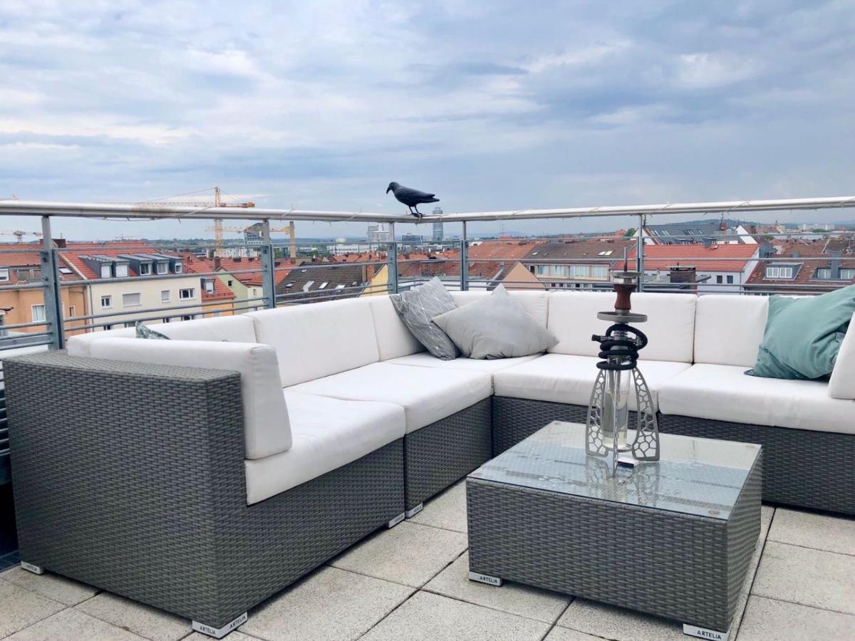 Exclusive Penthouse With Rooftop In The Apartment Nürnberg